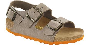 Birkenstock Birko-flor Narrow Milano Børn Brune | DK 146VRW